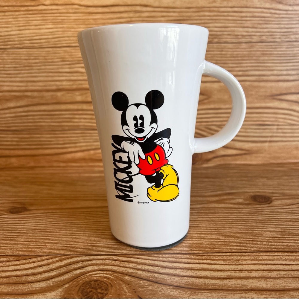 Disney Mickey Mouse Ceramic Tumbler Travel Mug with Handle and Lid